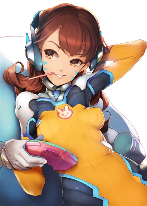 D Va Overwatch Illustration Anime Anime Girls Overwatch D Va