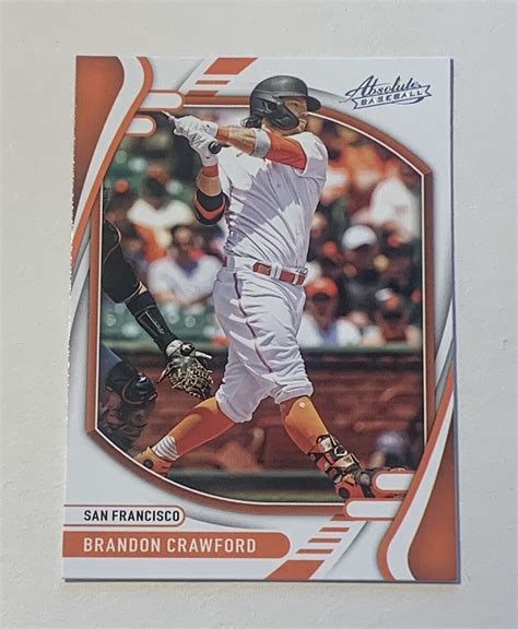 Panini Absolute Brandon Crawford San Francisco Giants Ebay