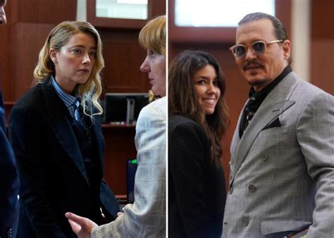 Johnny Depp E Amber Heard Trazem Advogados Ao Tribunal Para Enfim