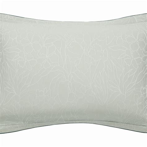 Lemongrass Jaquard Bedding By Ted Baker In Sage Green Uk