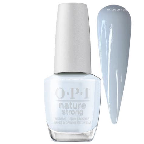 Opi Nature Strong Plant Based Vegan Nail Polish Raindrop Expectations