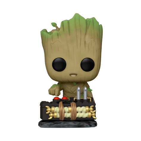 Funko Pop Guardians Of The Galaxy Volume 2 Groot Vinyl Bobblehead Wonder Con 2023 Shared