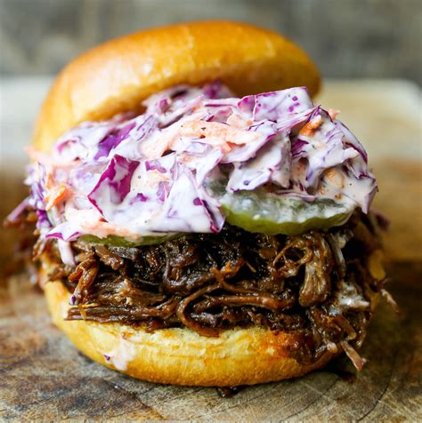 Slow Cooker BBQ Beef Sandwiches Modern Honey