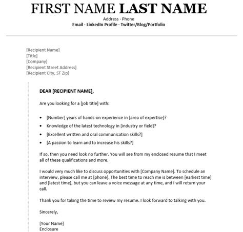 Closing Paragraph Cover Letter Samples