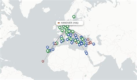 Direct Non Stop Flights From Hanover Hannover Airport Haj