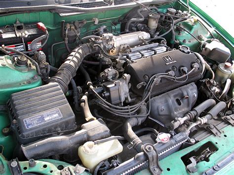 1993 Honda Del Sol Si Engine Bay Recent Maintainance Re Flickr