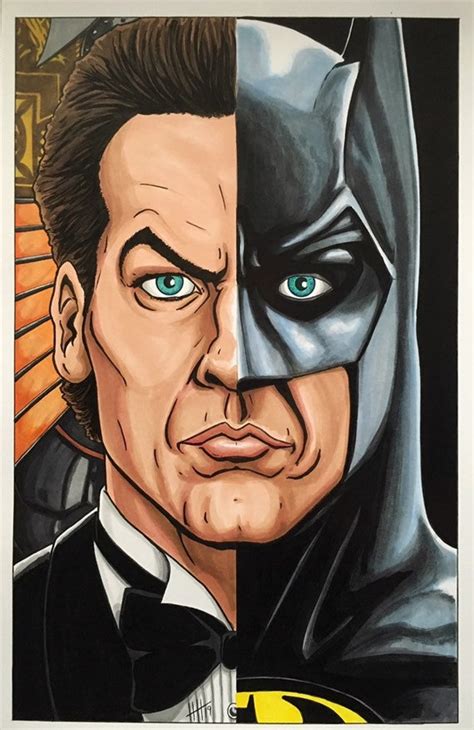 Bruce Wayne/batman '89 Transformation 11x17 Fine Art | Etsy