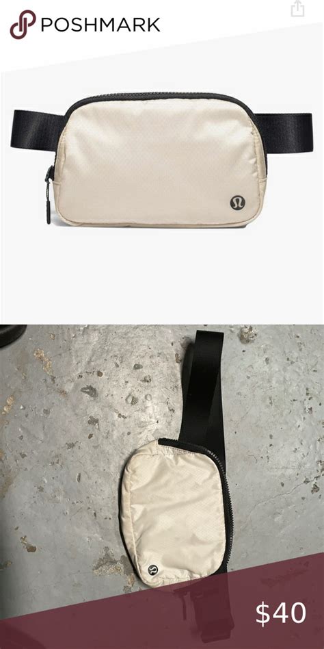 Lululemon Everywhere Belt Bag 1l White Opalblack Belt Bag Bags White Opal