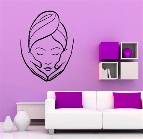 Etiqueta de vinilo de pared de salón de belleza spa masaje Etsy