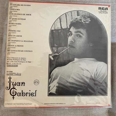 Vinilo Juan Gabriel Te Llegará Mi Olvido Che Discos Cuotas sin interés