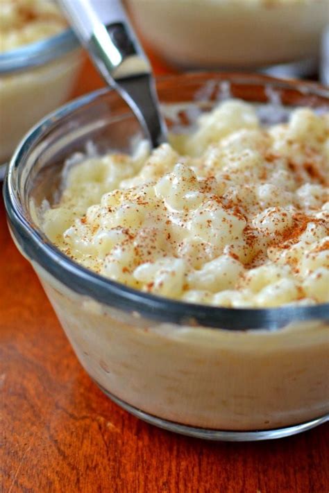 Easy Rice Pudding Recipe Recipe Easy Rice Pudding Rice Pudding