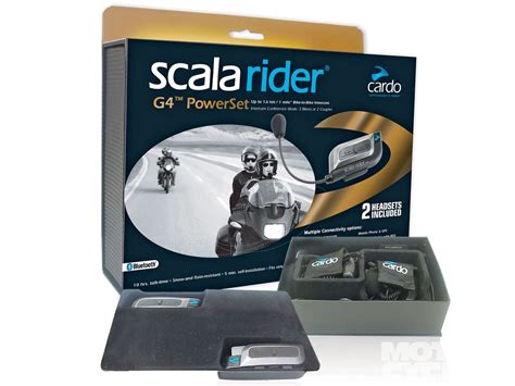 Cardo Scala Rider G Powerset Motorcyclist