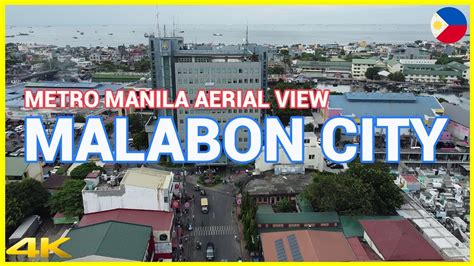 Malabon City Proper Metro Manila Aerial View Drone Shot Youtube