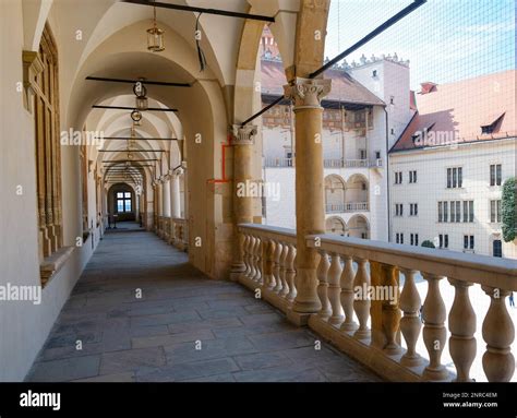 View Of The Path Leading To The Rooms At The Inner Courtyard Of The