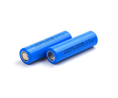 Lithium Battery Icr18650 2000mah 37vlithium Battery For Electric Devices