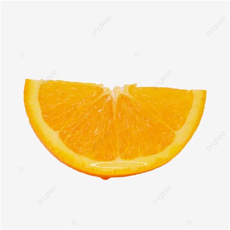 Uma Fatia De Laranja Cortada De Laranja Fresca Png Um Peda O De