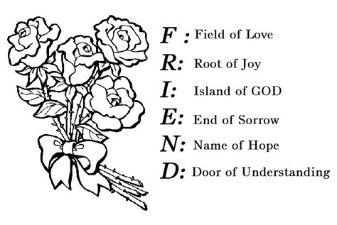 friendship colour rose | Coloring Pages