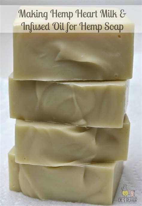 Hemp Soap Made With Homemade Hemp Heart Milk And Hemp Heart Infused