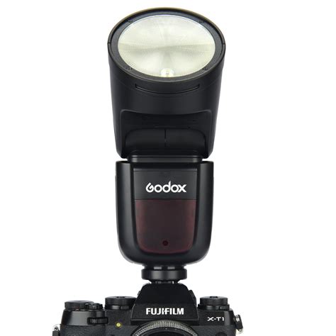 Godox V1 Fuji Ttl On Camera Round Flash Speedlight For Fujifilm