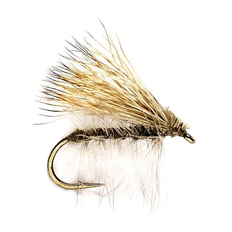 6pcs Aventik Elk Hair Caddis Brown Dry Trout Nymph Fly Fishing Flies