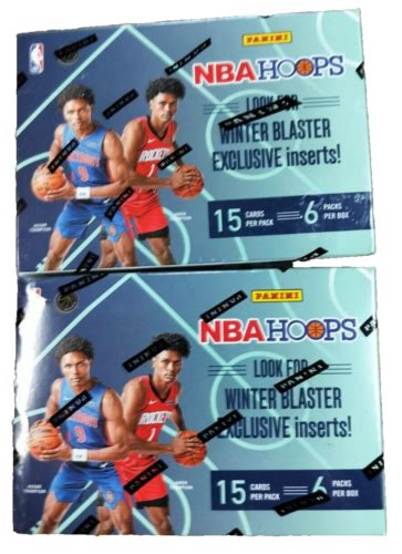 2 2023 24 NBA HOOPS WINTER BLASTER BOX SEALED 180 CARDS 746134150074