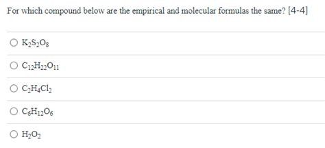 solved   compound    empirical  cheggcom