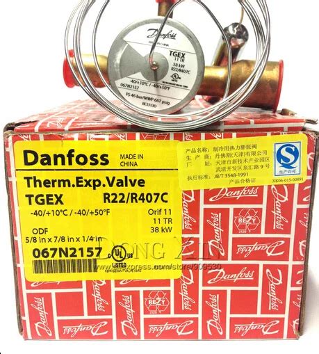 Buy Danfoss Thermal Expansion Valve Tgex 11tr R22 R407c Free Shipping From