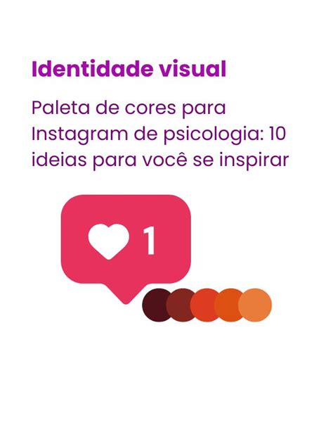 Paleta De Cores Para Instagram De Psicologia 10 Ideias Review Comunicação