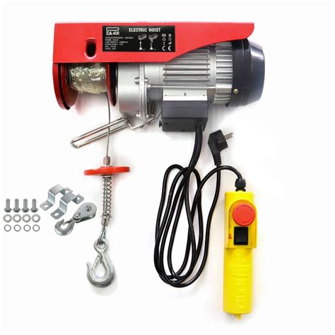 Buy NP 880lbs Mini Electric Hoist Crane 400KG Electric Hoist Winch