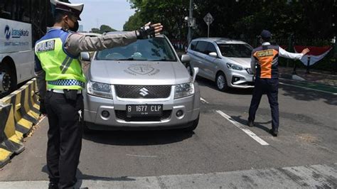 Tilang Ganjil Genap Mulai Berlaku Hari Ini