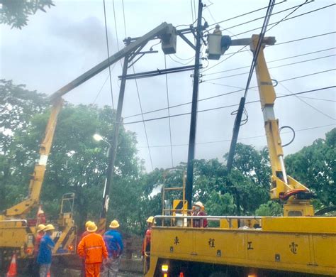 海葵颱風曾造成屏東地區停電15499戶 台電屏東區處全力搶修 目前已全部復電 台新傳媒台灣新新聞報