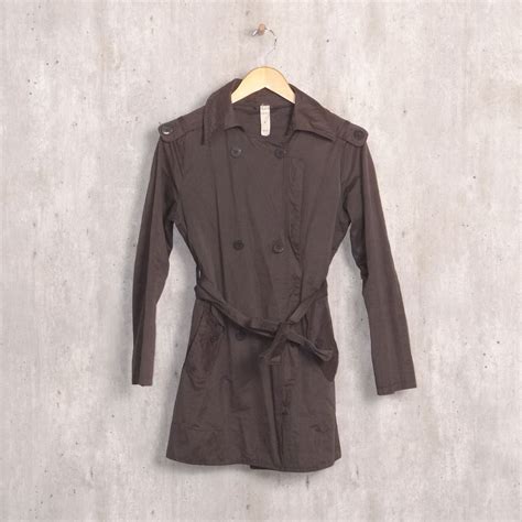 Trench Coat Cinza Casaco Feminino Hering Usado Enjoei