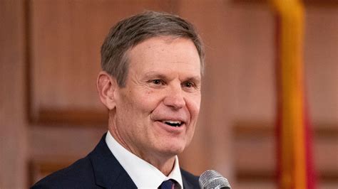 Gov Bill Lee Talks To The Media After Economic Club Meeting