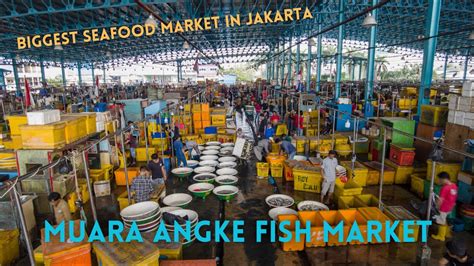 Pasar Muara Angke Seafood Market Biggest Fishport In Jakarta Indonesia