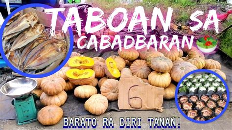 Taboan Sa Cabadbaran L Fresh Na At Mura Pa Youtube