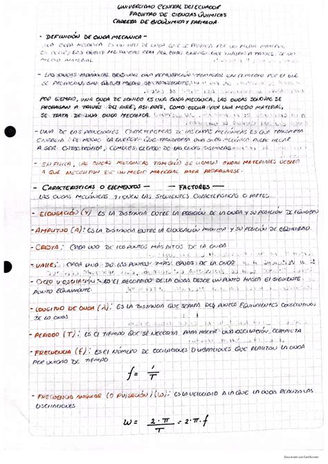 Fundamento Conceptual Ondas Transversales Apuntes De F Sica Docsity