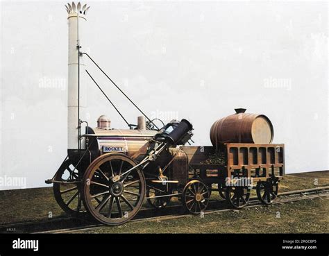 George Stephenson S Rocket The Pre 1923 Replica George Stephenson S Rocket Locomotive Was