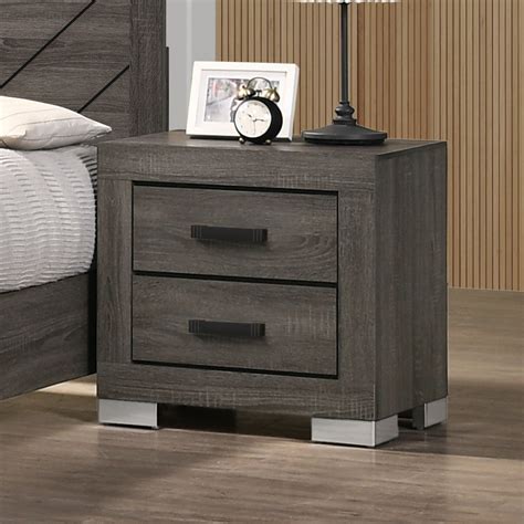 Edmond Wood Nightstand TAF Furniture