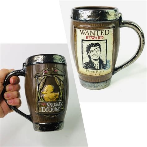 Disney Dining Disney Store Tangled Snuggly Duckling Flynn Rider Mug