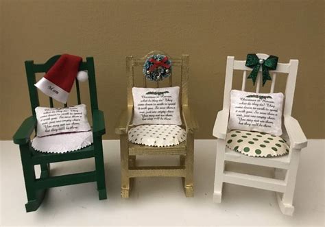 Christmas In Heaven Memorial Empty Chair Loved One In Heaven Etsy