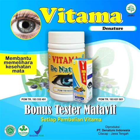 Jual Vitama Obat Tetes Mata Katarak Minus Plus Slinder Buram Sebelah