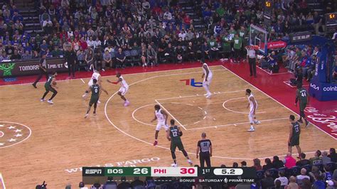 Last Second Field Goal Celtics 76ers NBA Official