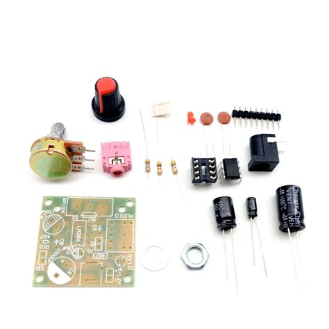 Lm386 Power Amplifier Board Audio Amplifier Diy Electronic Production Kit Training Materials