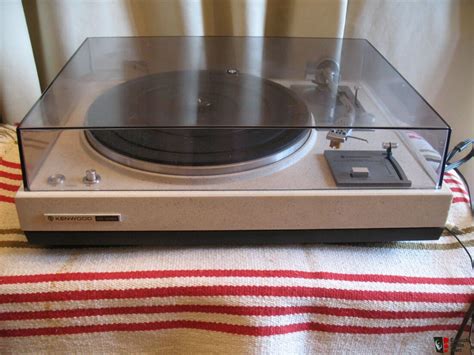 Legendary Kenwood KD 2055 Turntable With Marble Plinth Belt Drive In