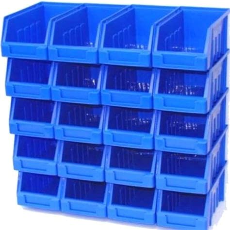 Extra Large Plastic Stacking Bins Wall Panel Shelves 54 Off