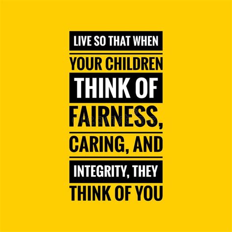 Integrity Quotes on Yellow Background. Inspirational and Motivational ...