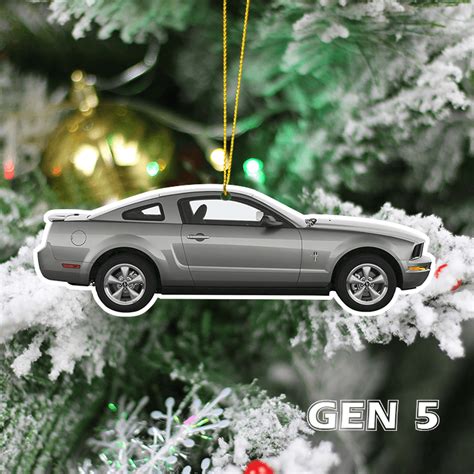 Mustang Christmas Tree Decoration Hanging Ornament Set Trendysweety