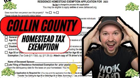 Collin County Homestead Tax Exemption Youtube