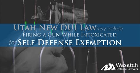 Utah New Dui Law May Include Firing A Gun Wasatch Defense Lawyers