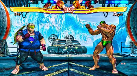 Street Fighter X Tekken Bob And Balrog Vs Sagat And Kazuya Pc Gameplay